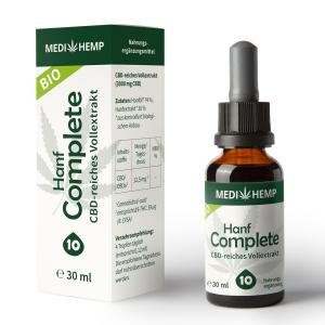 Medi Hemp Bio Hanf Complete 10% 30ml - UTOLSÓ DARABOK