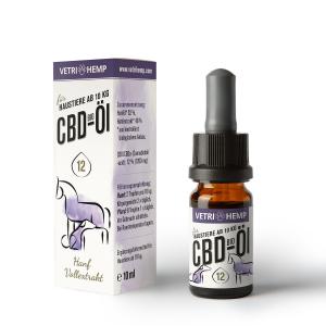 VetriHemp CBD olaj háziállatnak 10 kg felett 12% 10ml