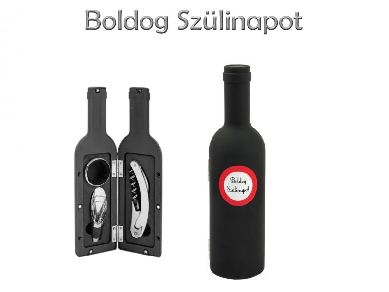 Boros szett 3 db-os Boldog Szülinapot 23 cm
