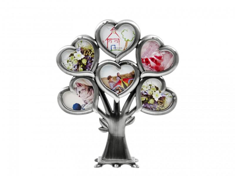 Családfa keret 6 db fényképhez