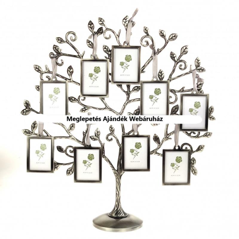 Családfa keret 9 vagy 12 db fényképhez