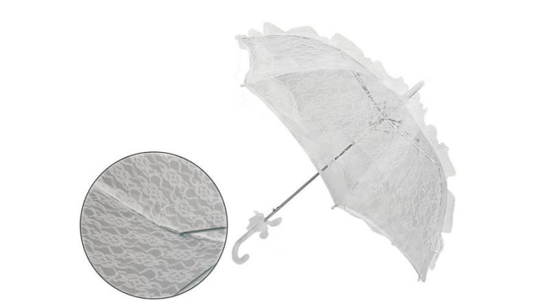 Esküvői csipke ernyő