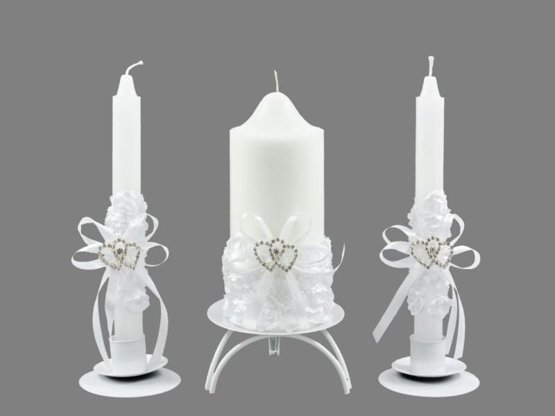 Esküvői gyertya szett 3 db-os