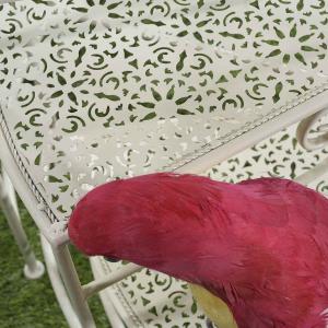 3 lépcsős, polcos fém virág állvány