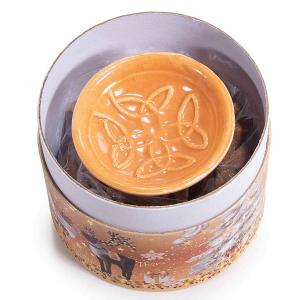 30 darabos karácsonyi füstölőkúp készlet kerámia tartóval