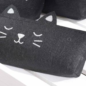 4 db-os szövet tároló, macska, cica design