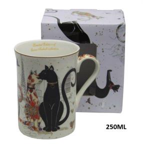 Cica mintás bögre, új színekkel