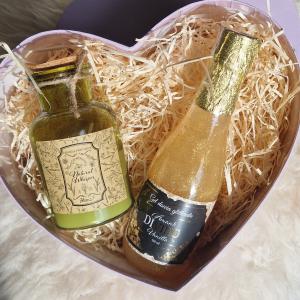 Csillogó tusfürdő és illatgyertya box