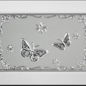 Ékszertartó doboz tükörrel - 3 féle mintával 13×18 cm