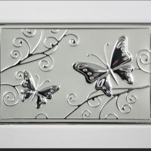 Ékszertartó doboz tükörrel - 3 féle mintával