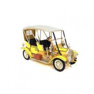 Fém oldtimer autó modell, makett