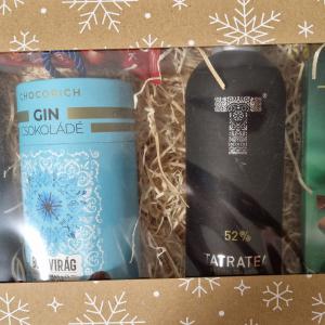 Karácsonyi Tatra teás ajándékbox gines csokoládéval