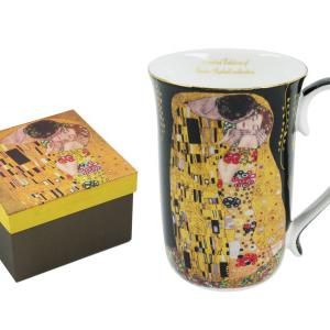 Klimt arany vagy fekete bögre 4 dl díszdobozban