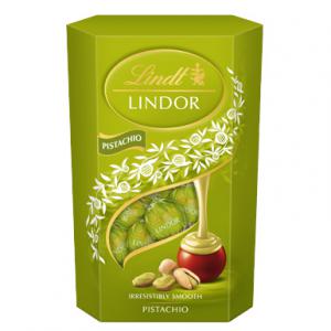 Lindt Lindor 200 gr. Extra Dark vagy tejcsokoládé pisztácia ízekben