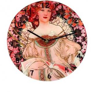 Mucha üveg falióra 30 cm-es