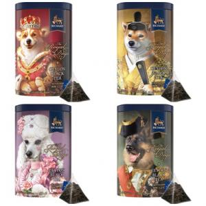 Richard 34 gr. Royal Dogs, Corgi Fekete Tea 4 féle kutyás mintával