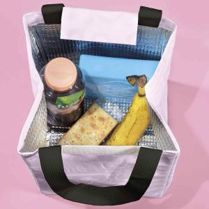 Thermo táska / ebéd / étel táska fogantyúval és tépőzárral