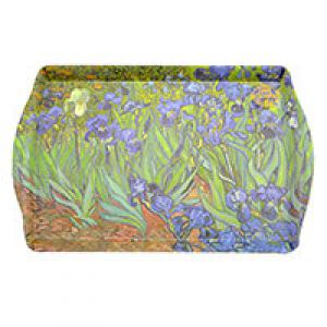 Van Gogh Mandulavirágzás vagy Íriszek műanyag tálca - 35x22,5 cm