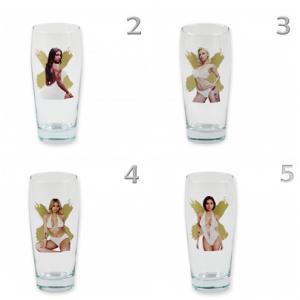 Vetkőzős ( női ) sörös pohár