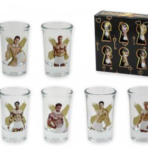 Vetkőzős stampedlis férfi vagy női pohár szett