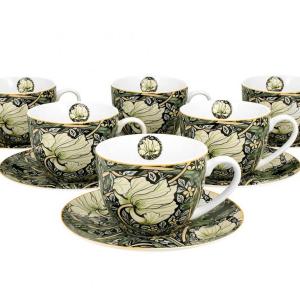 William Morris 6 személyes teás szett díszdobozban