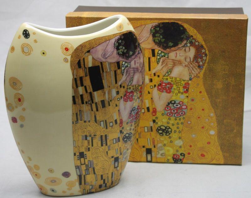 Klimt, A csók mintájú váza, új design