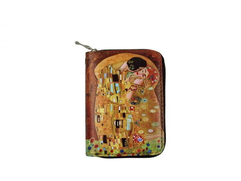 Klimt A csók mintás pénztárca