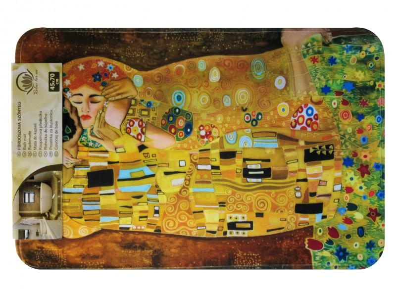 Klimt, A csók mintával fürdőszoba szőnyeg