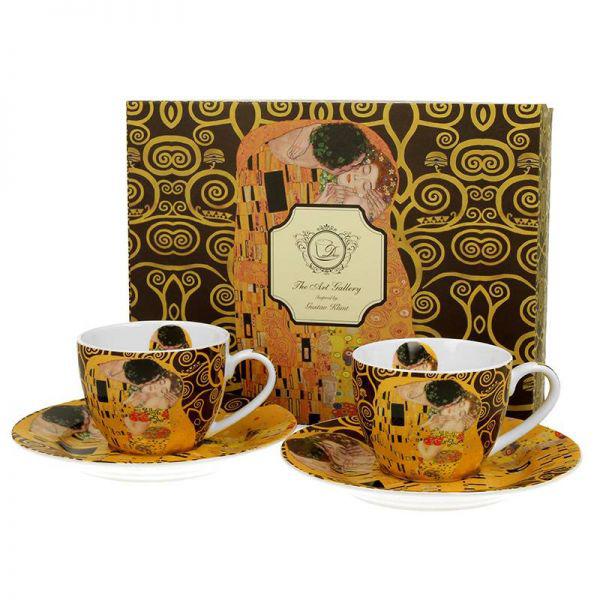 Klimt A csók/életfa 110 ml-es 2 db-os kávés szett