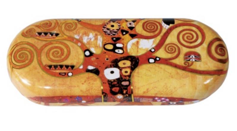 Klimt Életfa díszítésű szemüvegtok