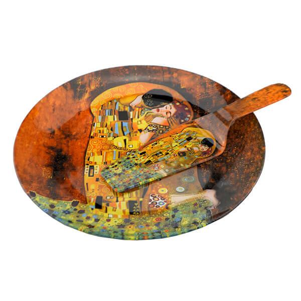 Klimt süteményes vagy tortatál + lápát szett