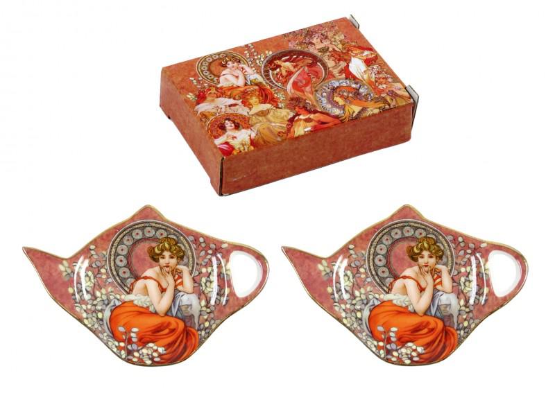 Mucha mintás teafilter tartó, 2 db