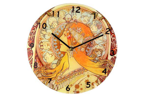 Mucha üveg falióra 30 cm-es