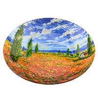 Renoir kerek üvegtál díszdobozban - 30x6 cm