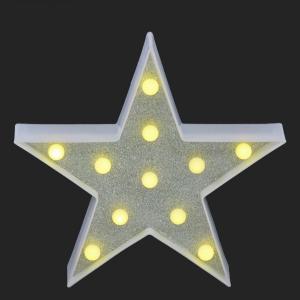 11 LEDes fali világító csillag 26 cm