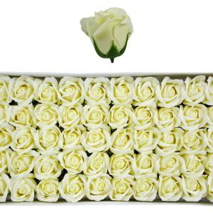 50 db-os szappanrózsa dobozban 3 féle színben