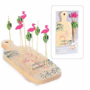 Aperitif étel kínáló fa vágódeszkával