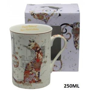 Cica mintás bögre, új színekkel