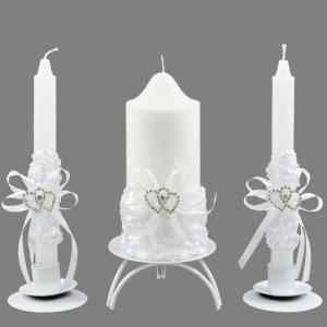 Esküvői gyertya szett 3 db-os