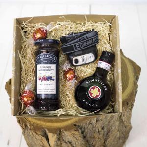 Karácsonyi ajándékbox Férfiaknak Unicummal és fejlámpával