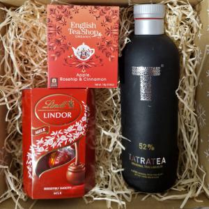 Karácsonyi Tatra teás ajándékbox Lindt csokoládéval