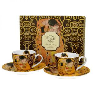 Klimt A csók/életfa 110 ml-es 2 db-os kávés szett