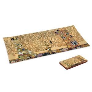 Klimt üvegtál - Életfa/The Kiss/Beteljesülés 36×17 cm