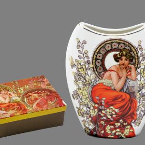 Mucha váza fehér vagy barna színben