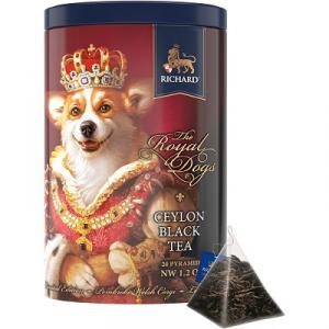 Richard 34 gr. Royal Dogs, Corgi Fekete Tea 4 féle kutyás mintával
