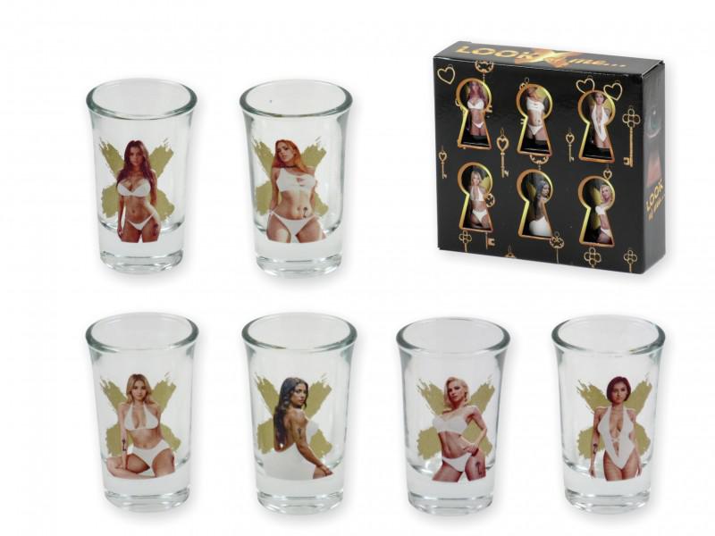 Vetkőzős stampedlis férfi vagy női pohár szett