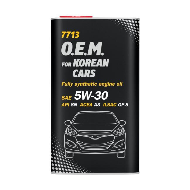 Mannol 7713 O.E.M. for Hyundai, Kia 5W30  1l fémdobozos