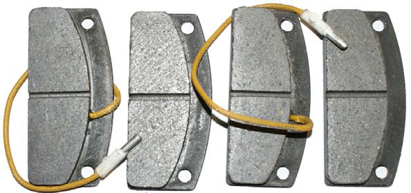 Első fékbetét Aixam