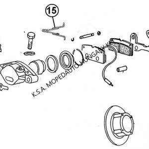 Aixam fékrugó 2005-2013