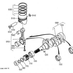 KUBOTA Hajtókarcsapágy STD
